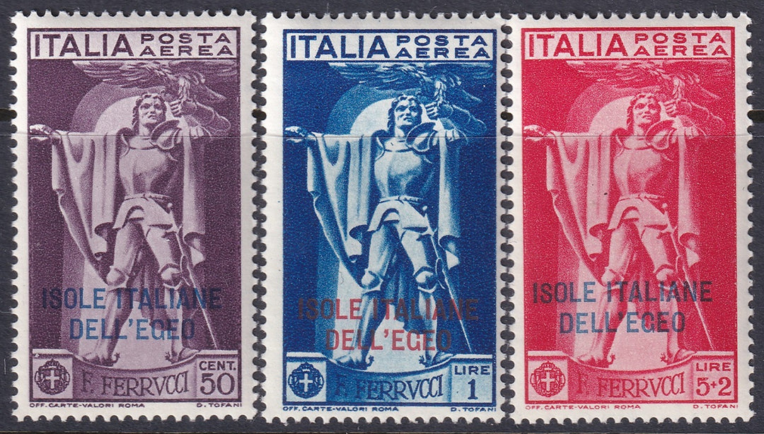 Italy Aegean 1930 Sc C1-3 air post set MNH**