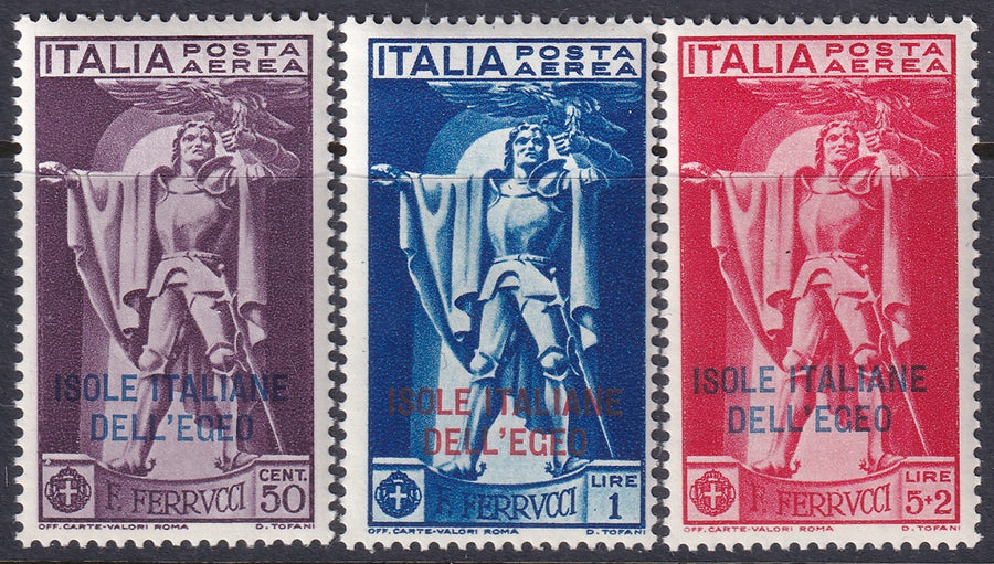 Italy Aegean 1930 Sc C1-3 air post set MNH**