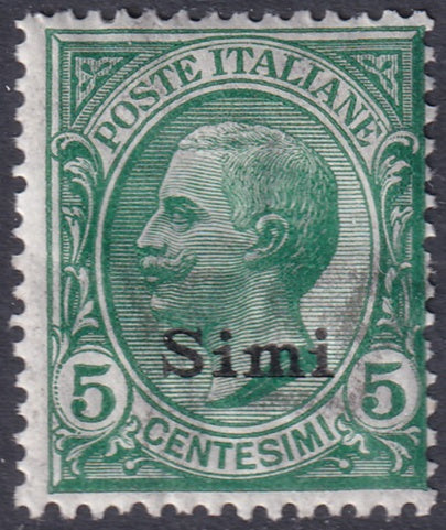 Italy Aegean Simi 1912 Sc 2 MH* heavy hinge