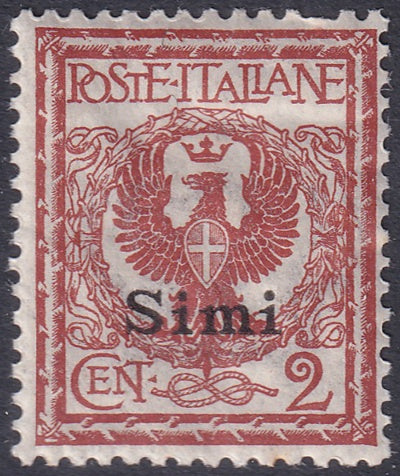 Italy Aegean Simi 1912 Sc 1 MLH* gum crazing