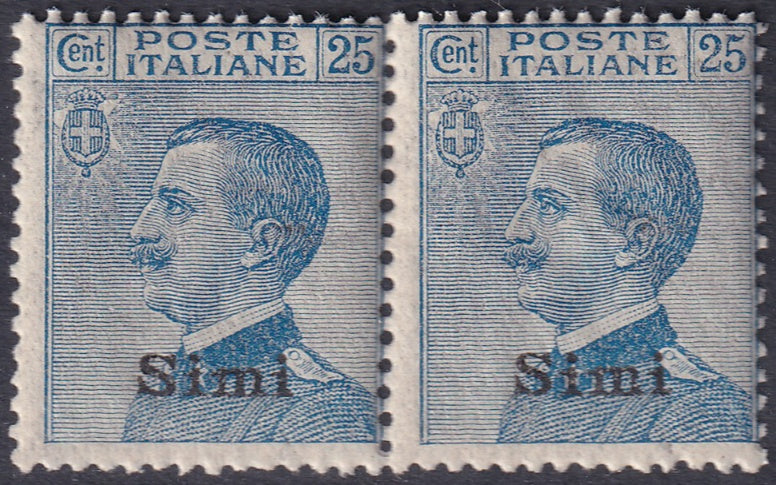 Italy Aegean Simi 1912 Sc 6 pair MNH**