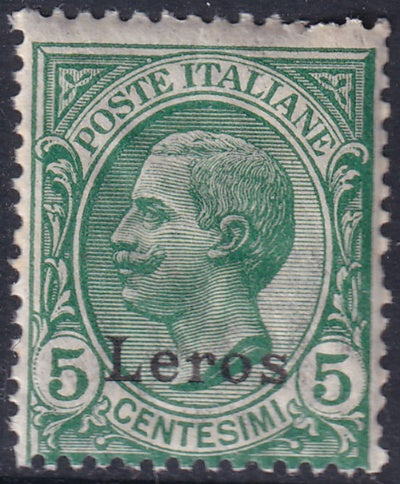 Italy Aegean Lero 1912 Sc 2 MNH** gum crazing