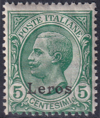Italy Aegean Lero 1912 Sc 2 MNH** gum crazing