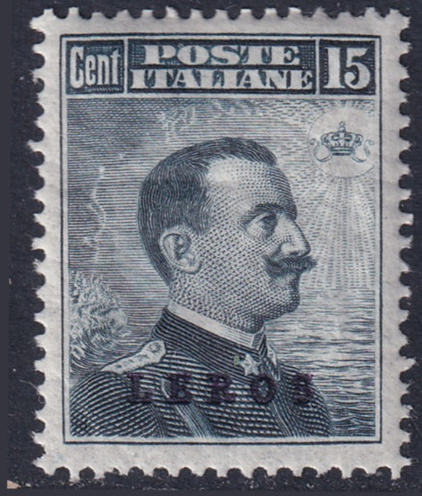 Italy Aegean Lero 1912 Sc 9 MH* gum crazing
