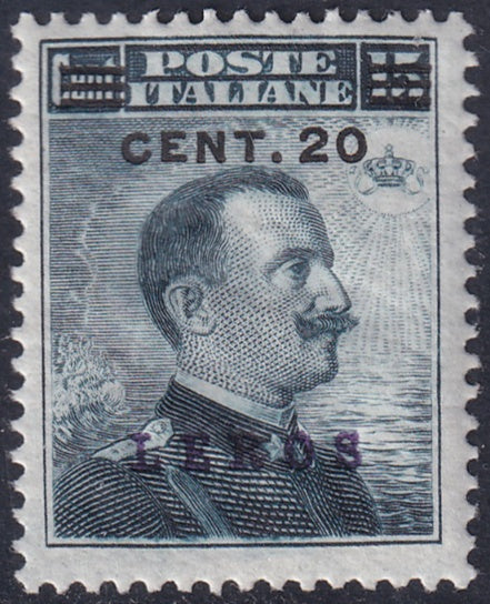 Italy Aegean Lero 1916 Sc 11 MH* gum crazing