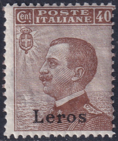 Italy Aegean Lero 1912 Sc 7 MNH** gum crazing