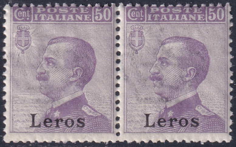 Italy Aegean Lero 1912 Sc 8 pair MNH**