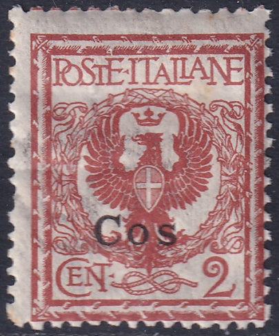 Italy Aegean Coo 1912 Sc 1 MNH** gum crazing