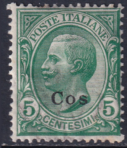 Italy Aegean Coo 1912 Sc 2 MNH** gum crazing