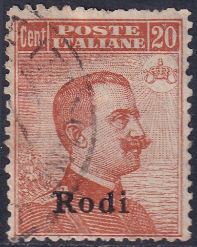 Italy Aegean Rhodes 1919 Sc 6 used