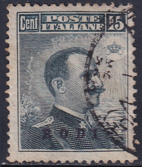 Italy Aegean Rhodes 1912 Sc 9 used "Rodi (Egeo)" cancel