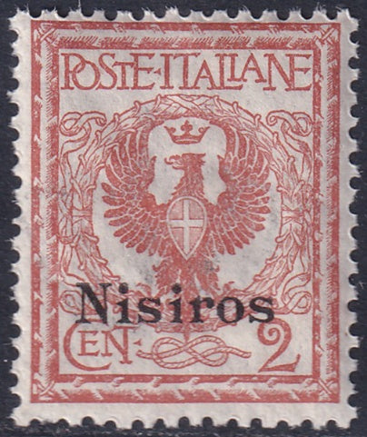 Italy Aegean Nisiro 1912 Sc 1 MNH** gum crazing
