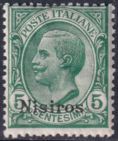Italy Aegean Nisiro 1912 Sc 2 MNH** gum crazing