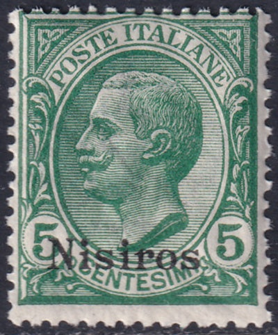 Italy Aegean Nisiro 1912 Sc 2 MNH** gum crazing