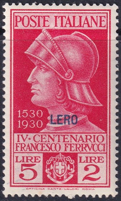 Italy Aegean Lero 1930 Sc 16 MNH** light crease
