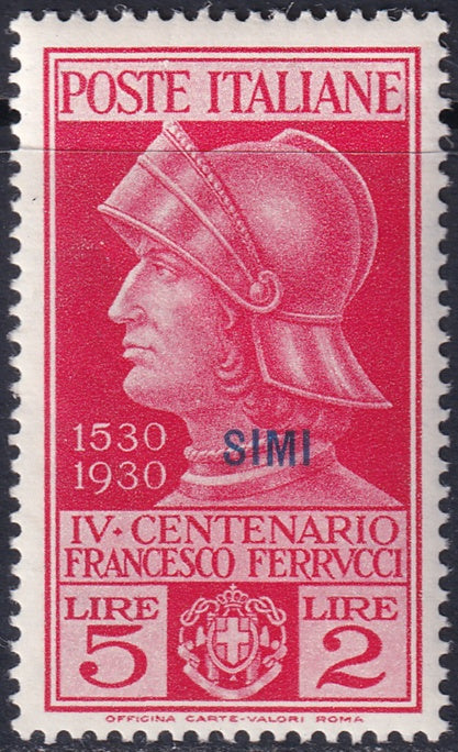 Italy Aegean Simi 1930 Sc 16 MNH**