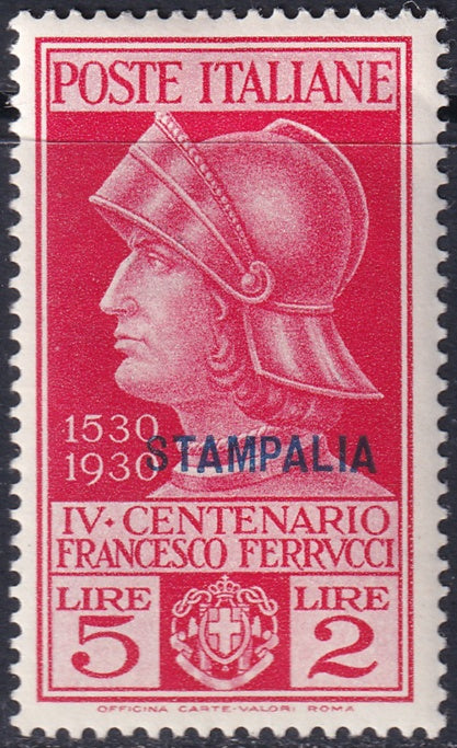 Italy Aegean Stampalia 1930 Sc 16 MH*