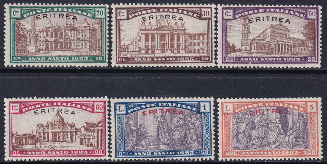 Eritrea 1925 Sc B5-10 set MNH**