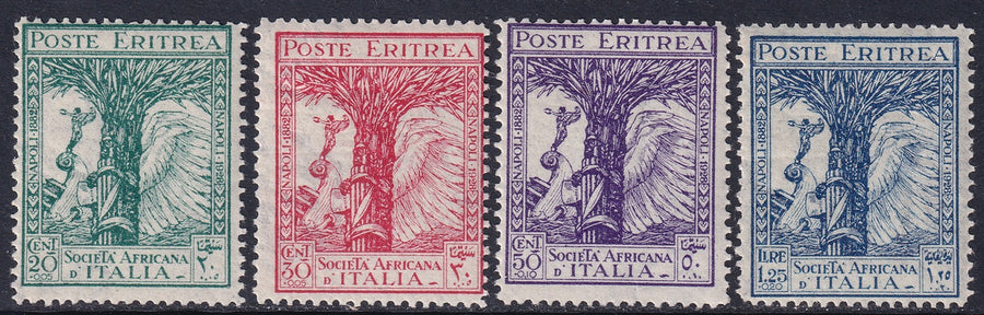 Eritrea 1928 Sc B21-4 set MNH** some gum crazing