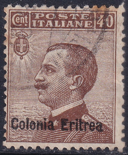 Eritrea 1916 Sc 42 used toning spot at top