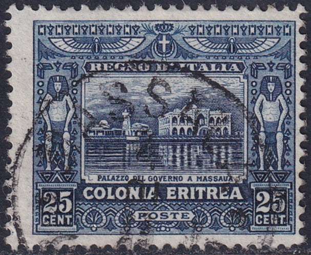 Eritrea 1910 Sc 48 used "Massaua" cancel