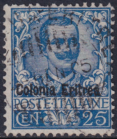 Eritrea 1903 Sc 24 used some short perfs