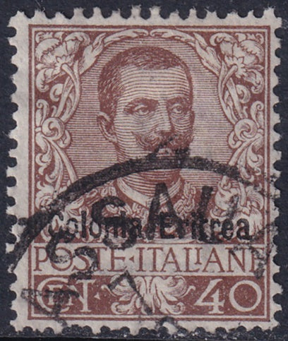 Eritrea 1903 Sc 25 used "Massaua" cancel