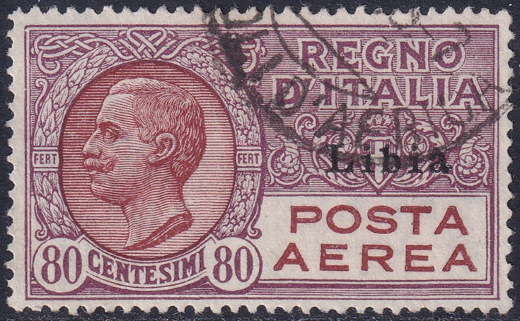 Libya 1929 Sc C2 air post used "Tripoli d'Africa" cancel
