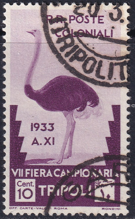 Libya 1933 Sc B48 used "Tripolitania" cancel