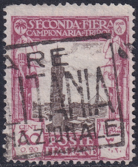 Libya 1928 Sc B11 used slogan cancel