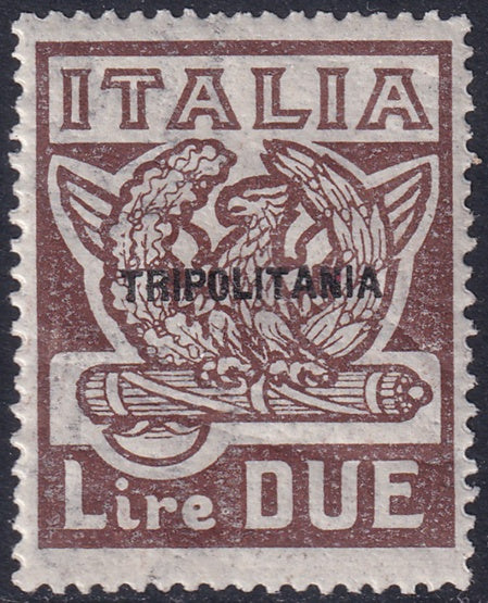 Tripolitania 1923 Sc 9 MLH* gum crazing
