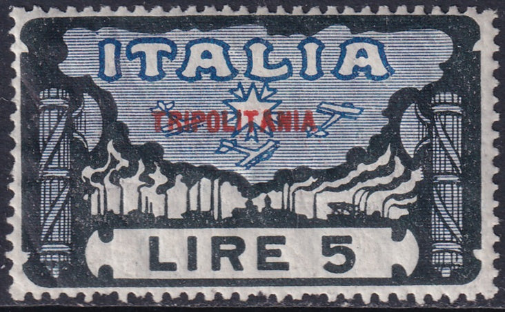 Tripolitania 1923 Sc 10 MLH* gum crazing
