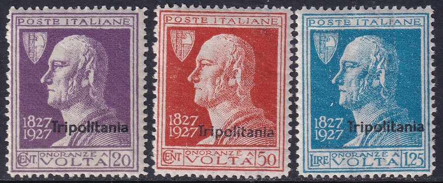 Tripolitania 1927 Sc 25-7 set MH*