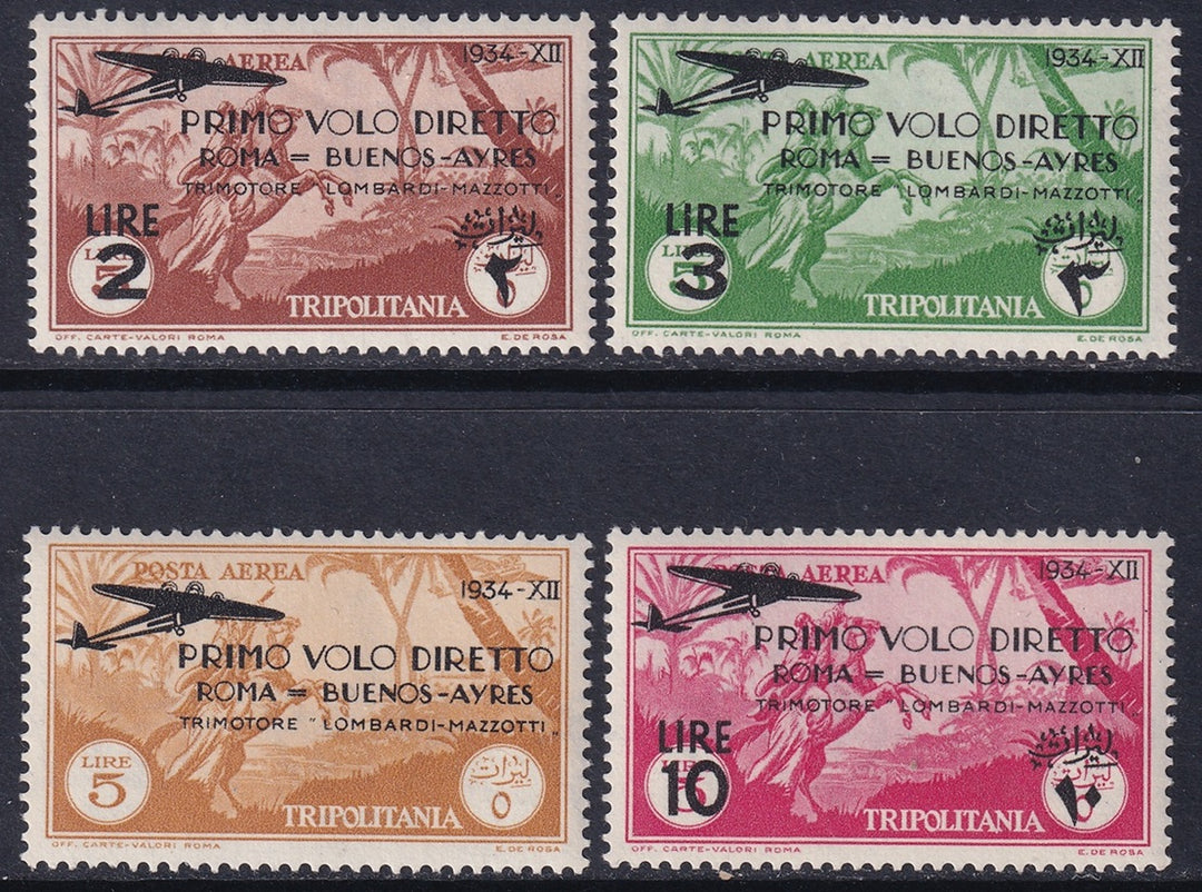 Tripolitania 1934 Sc C29-32 air post set MLH*