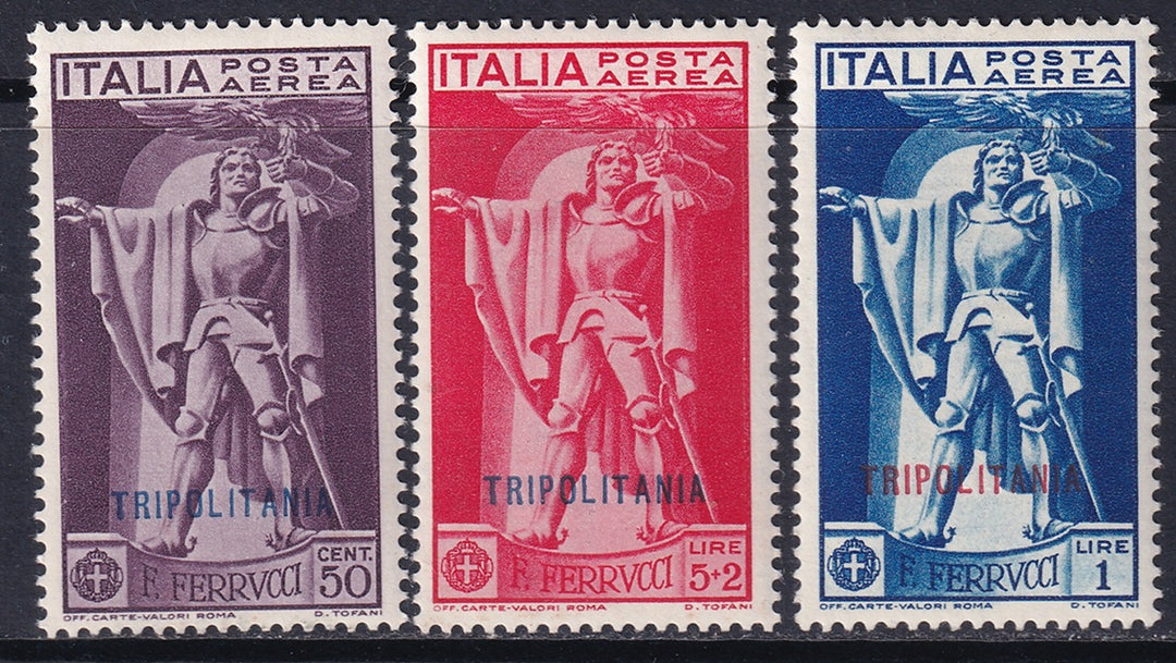 Tripolitania 1930 Sc C1-3 air post set MLH*