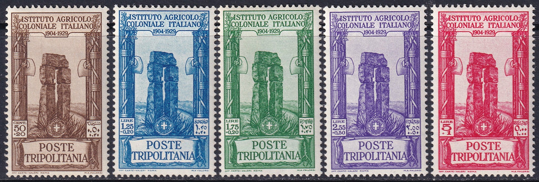Tripolitania 1930 Sc B54-8 set MLH*