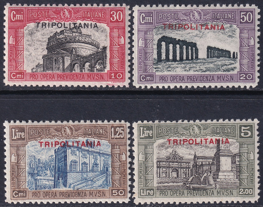 Tripolitania 1929 Sc B33-6 set MLH*