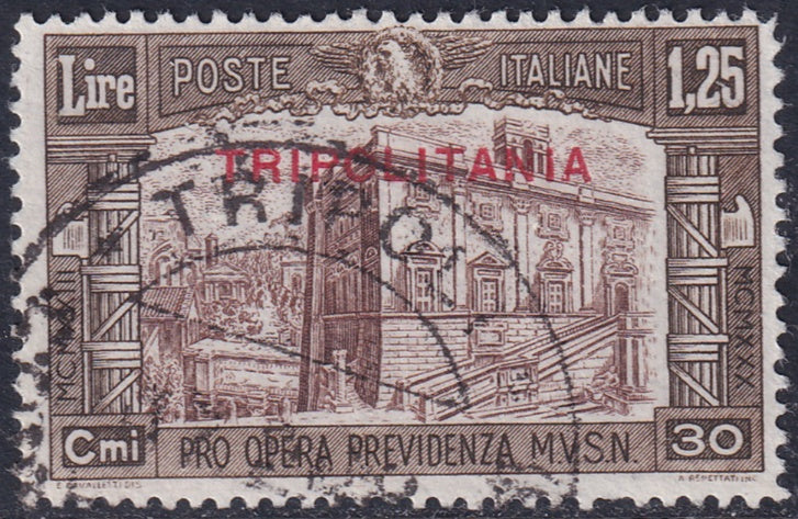 Tripolitania 1930 Sc B52 used "Tripoli" cancel