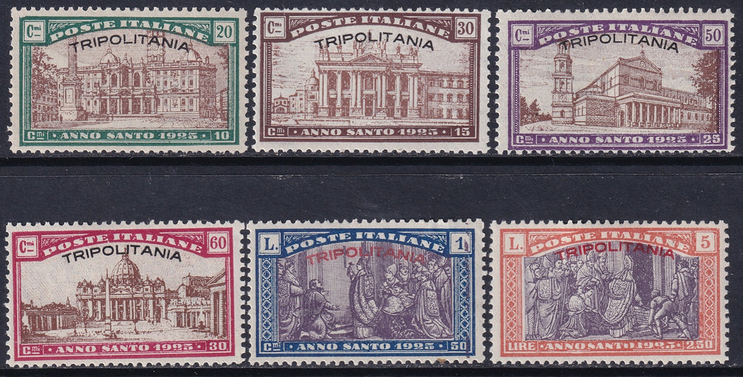 Tripolitania 1925 Sc B1-6 set MH*