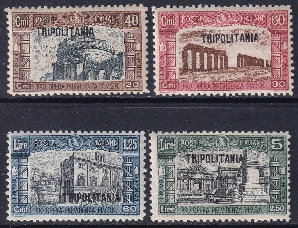 Tripolitania 1927 Sc B19-22 set MLH*