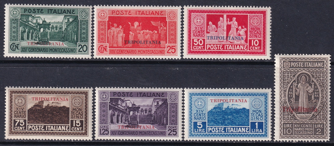 Tripolitania 1929 Sc 28-34 set MLH*