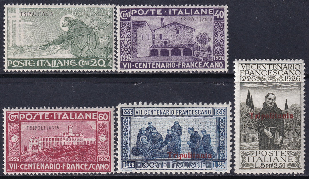 Tripolitania 1926 Sc 20-4 set MLH*