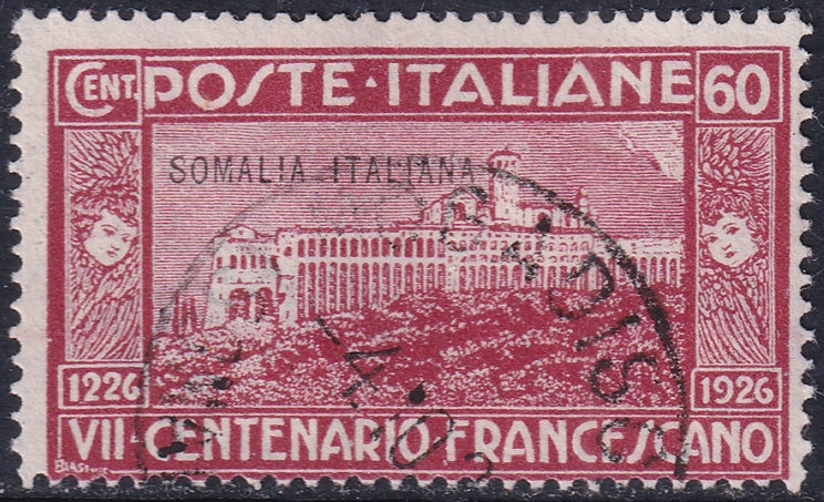Somalia 1926 Sc 80 used "Mogadiscio" cancel