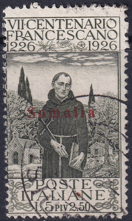 Somalia 1926 Sc 82 used "Mogadiscio" cancel