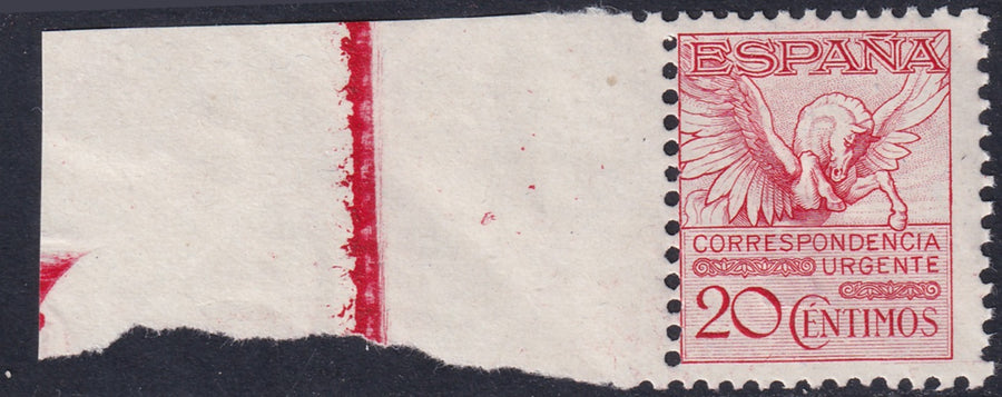 Spain 1933 Sc E3b express margin single MNH** variety