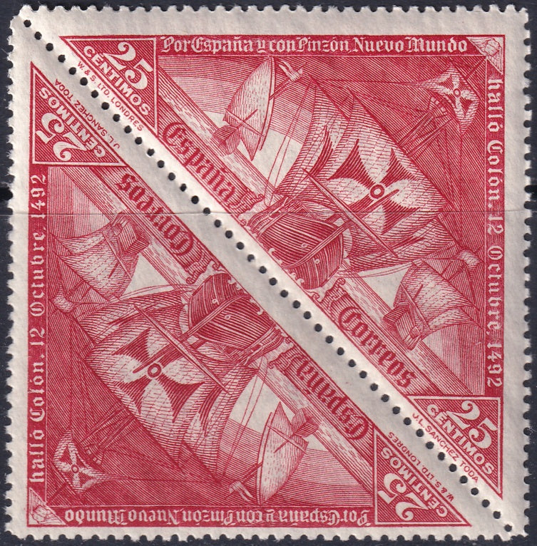 Spain 1930 Sc 426 pair MNH**