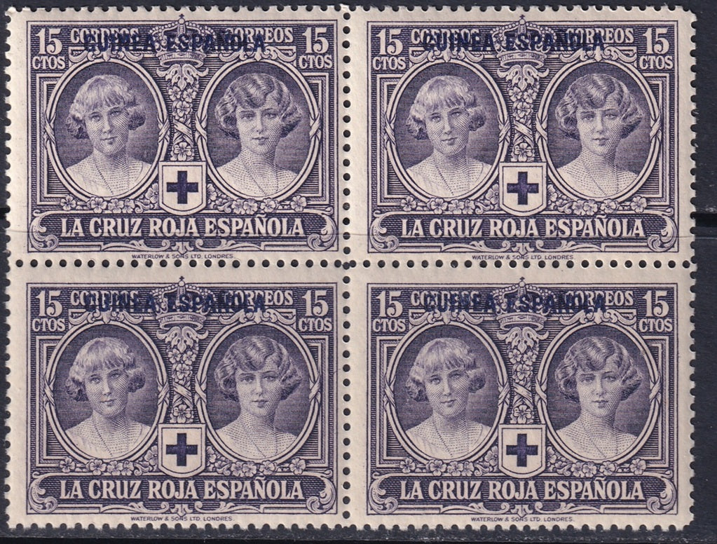 Spanish Guinea 1930 Sc B3 block MNH**