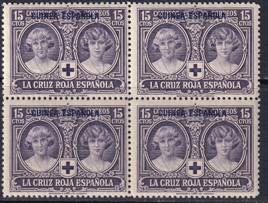 Spanish Guinea 1930 Sc B3 block MNH**