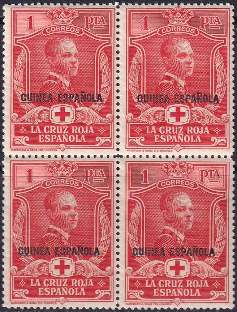 Spanish Guinea 1930 Sc B10 block MNH**