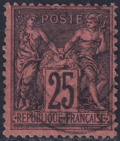 France 1878 Sc 93 used